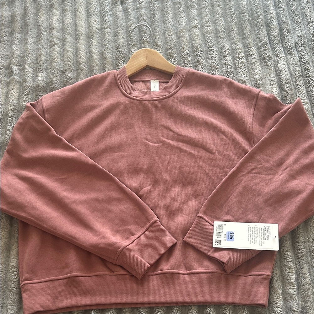 lululemon athletica Pink Oversized Crew Sweater
